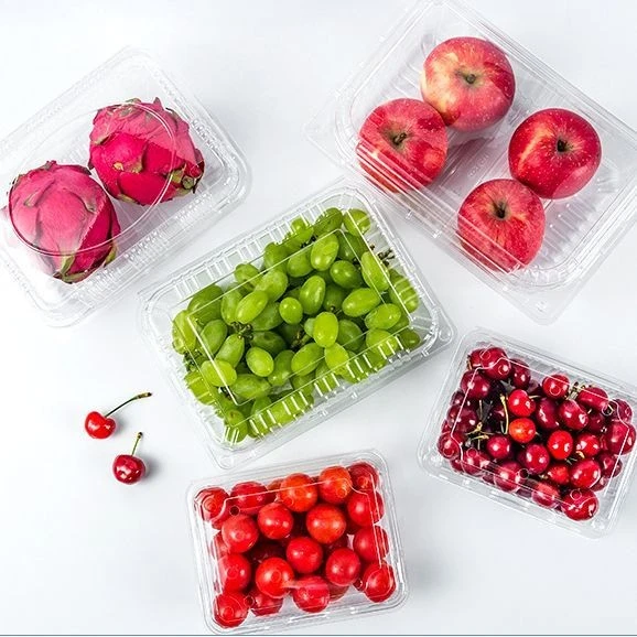 Boîte d'emballage de fruits à clapet