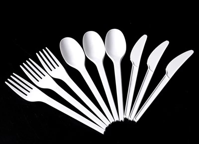 Ensemble de couverts jetables en PLA