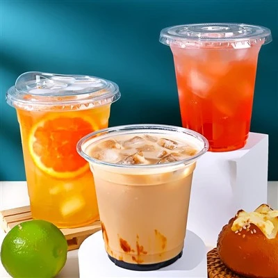 Gobelet PET personnalisé de qualité alimentaire pour boissons froides